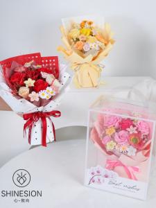 HT006Ceramic Rose Dot Bouquet